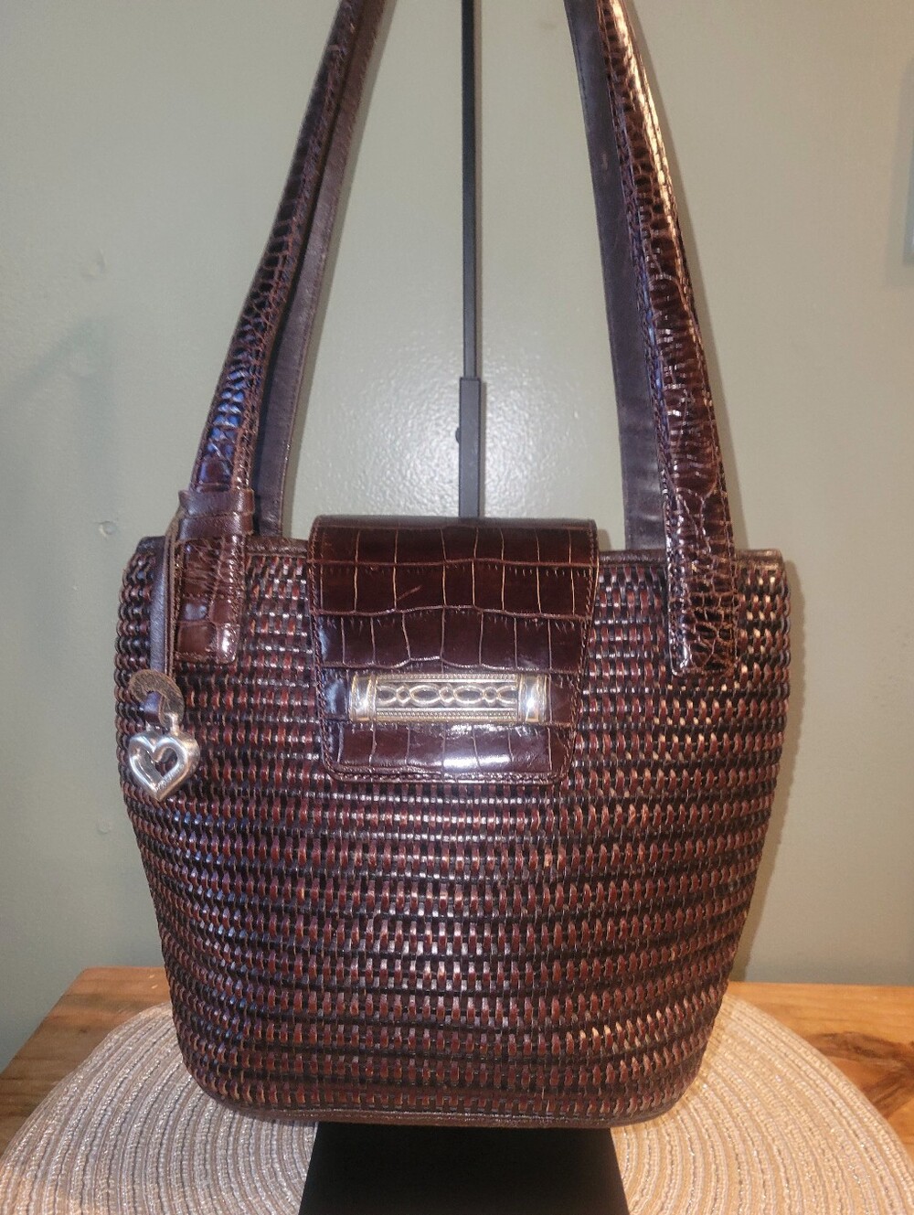 Brighton Vintage Brown Shoulder Bag